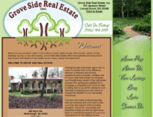 Tablet Screenshot of grovesiderealestate.com